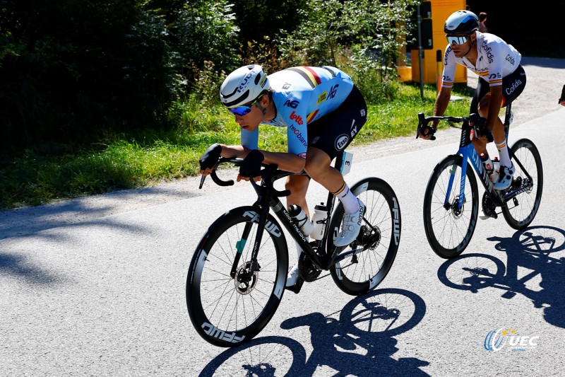 European Championships Munich 2022 - 2022 UEC Road Elite European Championships - Men's Road Race - 14/08/2022 - Rune Herregodts (BEL) - photo Luca Bettini/UEC/SprintCyclingAgency?2022